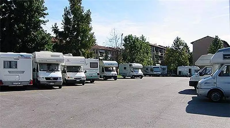 Cherasco area camper