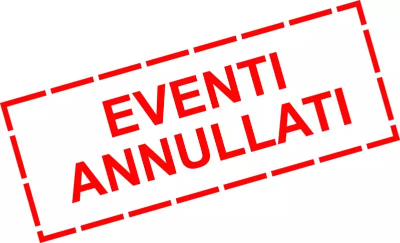 eventi annullati