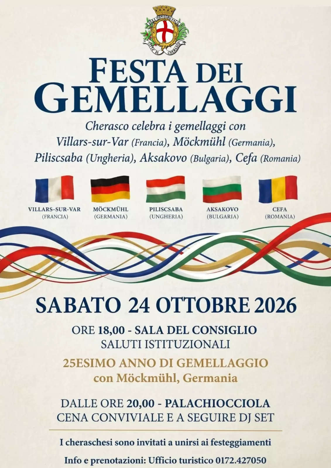 locandina Festa dei gemellaggi