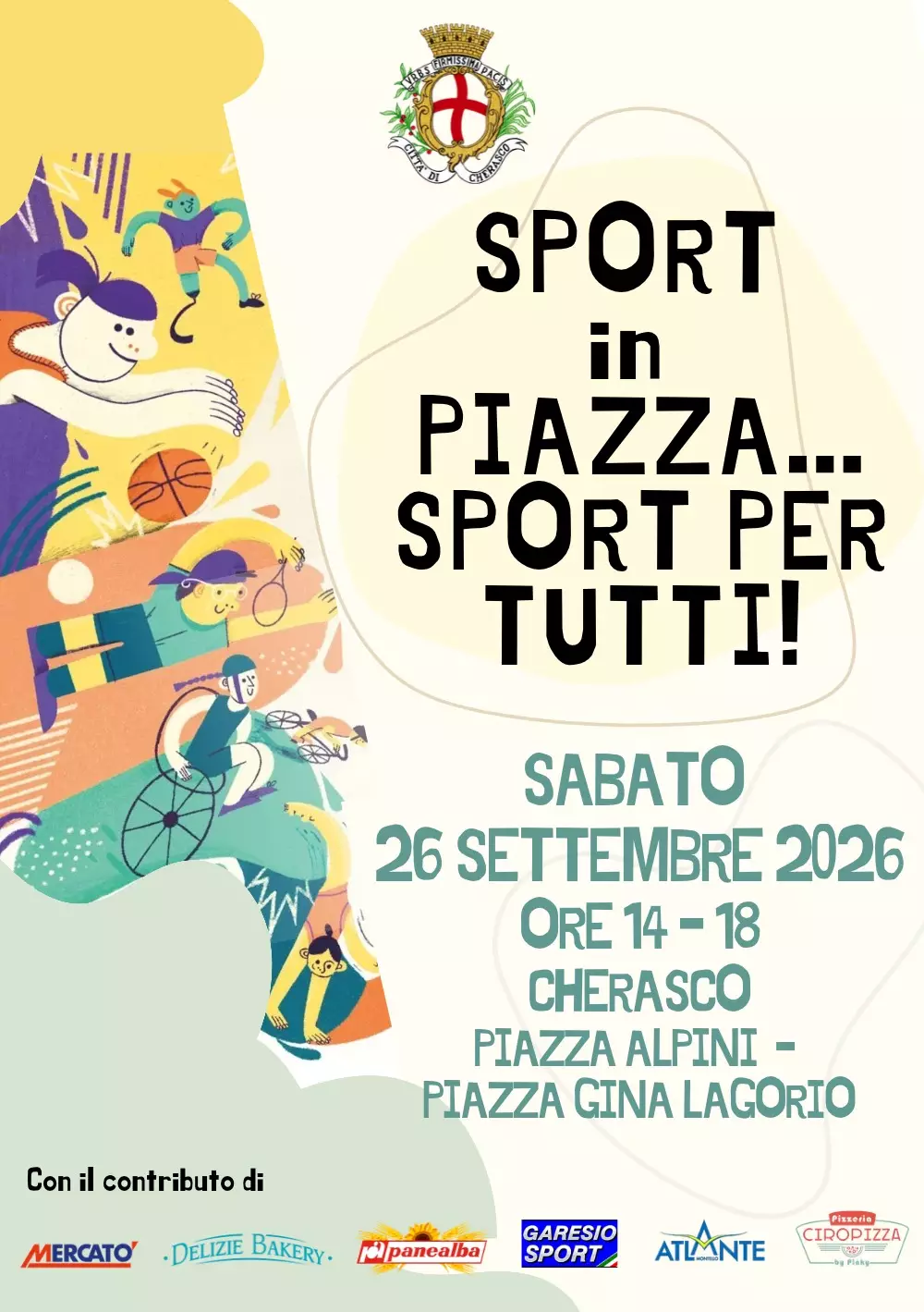 locandina sport in piazza 2026